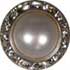 Pearl Center w/ Crystals in Silver Setting
