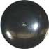 Black corrozo button w/metal shank