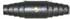 1 3/4" Black Wood Toggle (45mm)