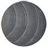 Black Button w/ Wave Ridges