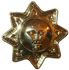 1" Gold Sun (25mm) Was $1.00 Now .50