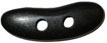 2" Very Dark Brown Wood Toggle 2-hole (50mm)