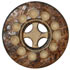 Coconut w/dotted etched rim