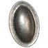 1" Antiqued Silver Oval