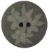 Grey 2-Hole Corozo w/ Leaf Pattern