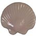 7/8" Cream Scallop Shell with Light Pink tint
