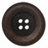 4-Hole Brown Corrozo button with Rim