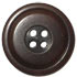 Brown 4-Hole Corrozo with Thin Rim