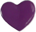 1/2" Purple Heart with Shank