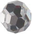 Clear Faceted Crystal Ball
