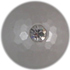 White Pearlized Dome w/rhinestone