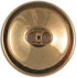 Gold 2-Hole with Raised Center (Metal Covered Plastic)