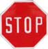 Stop sign 3/4" (20mm)