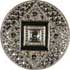Marcasite look (metal dipped plastic)