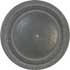 3/4" Black horn button w/shank (20mm)