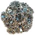 1/2" Dome Rhinestones with Silver Settings