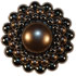 1 3/8" Nickel Beaded Dome