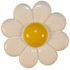 5/8" White Daisy