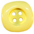 Thick Yellow Square w/Round Center, 4 holes