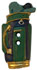 1 1/8" Golf Bag 2-Hole Green and Blue
