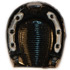 5/8" Black Glass Horse Shoe