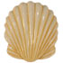 1 7/8" Carved Bone Clam Shell