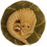 1 3/16quot; Carved Bone Mermaid w/Pearl
