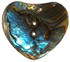 1 3/8" Abalone Heart