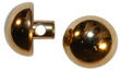 7/16" Shiny Gold Dome
