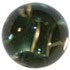 7/16" Clear Green Ball with Sew-Thru Back