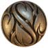 Antique Copper with Coiled Snake