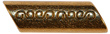 1 3/16" Etched Gold Metal Toggle