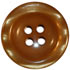 Tan "Faux" Leather 2-Hole with Metal Grommet