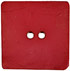 1 3/4" Hot Pink Concave 2-Hole Square