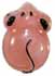 5/8" Pink Glass Mouse 