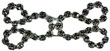 1 1/2" Rhinestone Clasp w/ Silver Setting (38mm)
