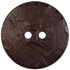 1 13/16" Black 2-Hole Concave Circle