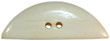 Bone 2-Hole 1/2 Moon Toggle