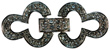 2 1/4" Crystal Clasp w/ Silver Setting (57mm)