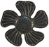 Horn 5-Petal Flower with Shank Back