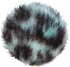 Light Aqua Velvet Covered