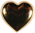 Gold Puffy Heart