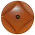 Cognac Corozzo with Diamond Design & Bronze Pin Shank
