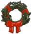 1" Holiday Wreath 
