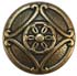Antique brass with Center detail and Scroll Edges