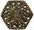 Hexagon Filigree Gold 