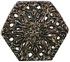 Hexagon Filigree Silver