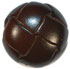Dark Chocolate Brown Woven Leather with Shank Back