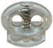 3/4" Clear Oval Cord Lock
