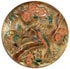 1 1/8" Clear Glass with Bird in Tree and Flowers